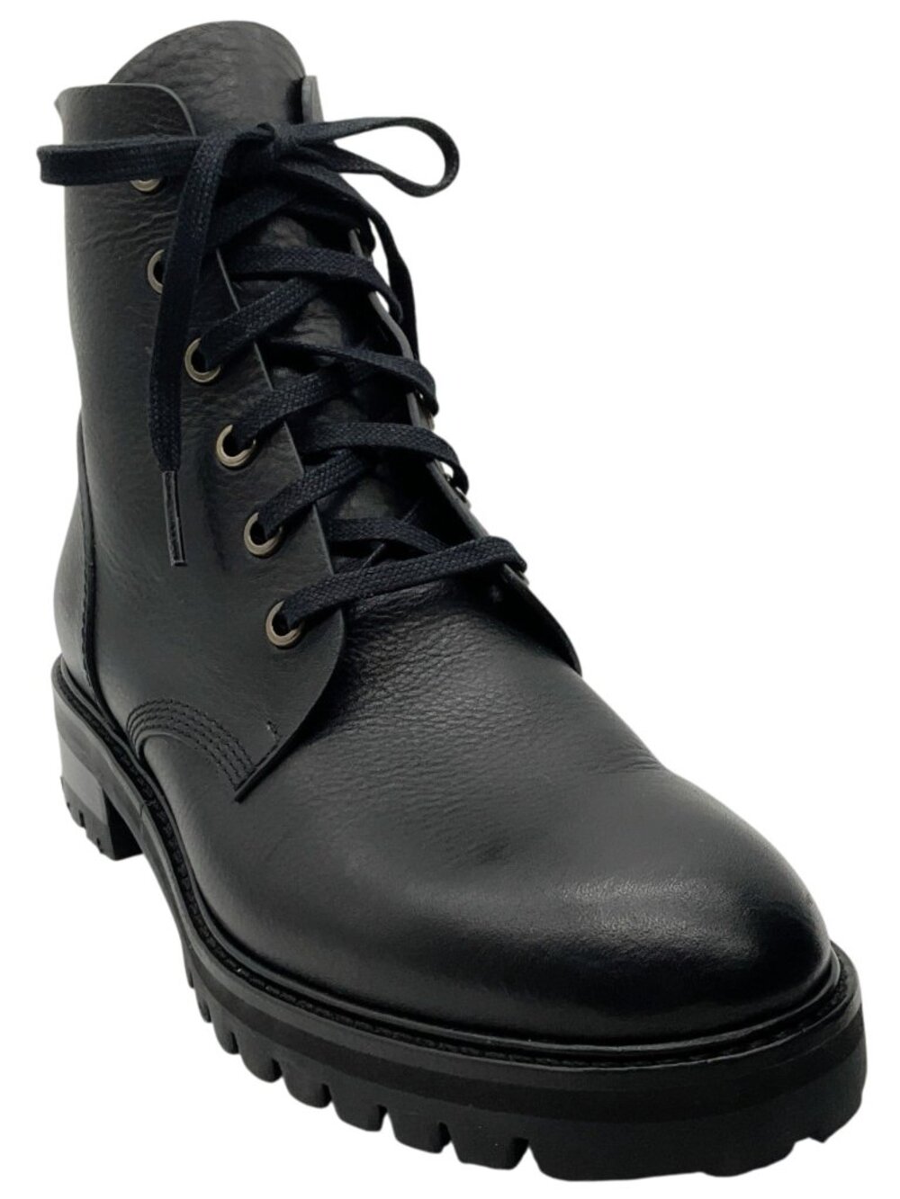 Pedro Garcia Black Leather Storm Combat Boots